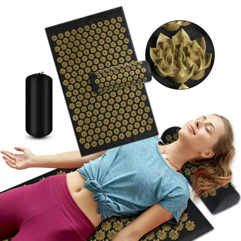 Acupressure Mat Set - Eco Lotus Spike Mat Acupuncture Massage