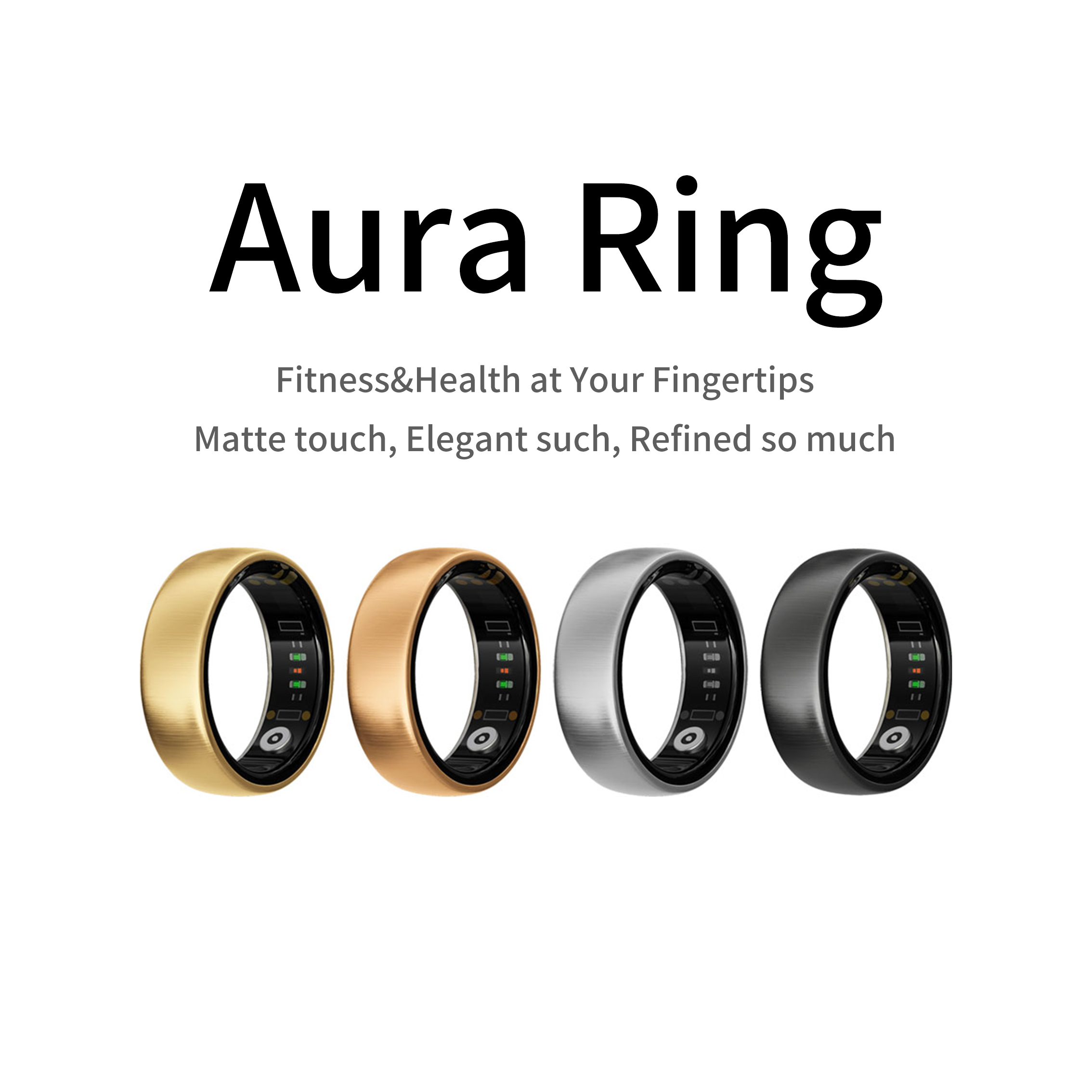 Women'S Health & Wellness Center - AURA Matt Smart Ring Fitness Sports