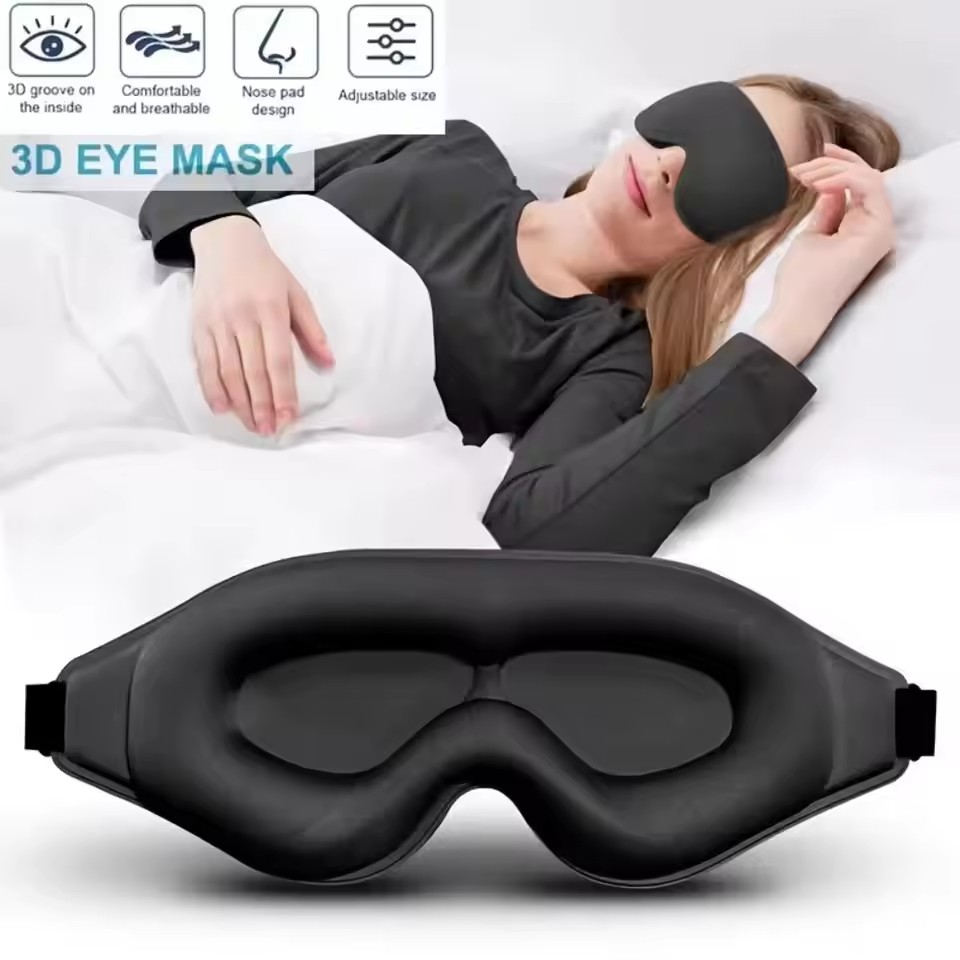 Sleep Eye Mask 3D - 3D Eye Mask, Comfortable & Breathable