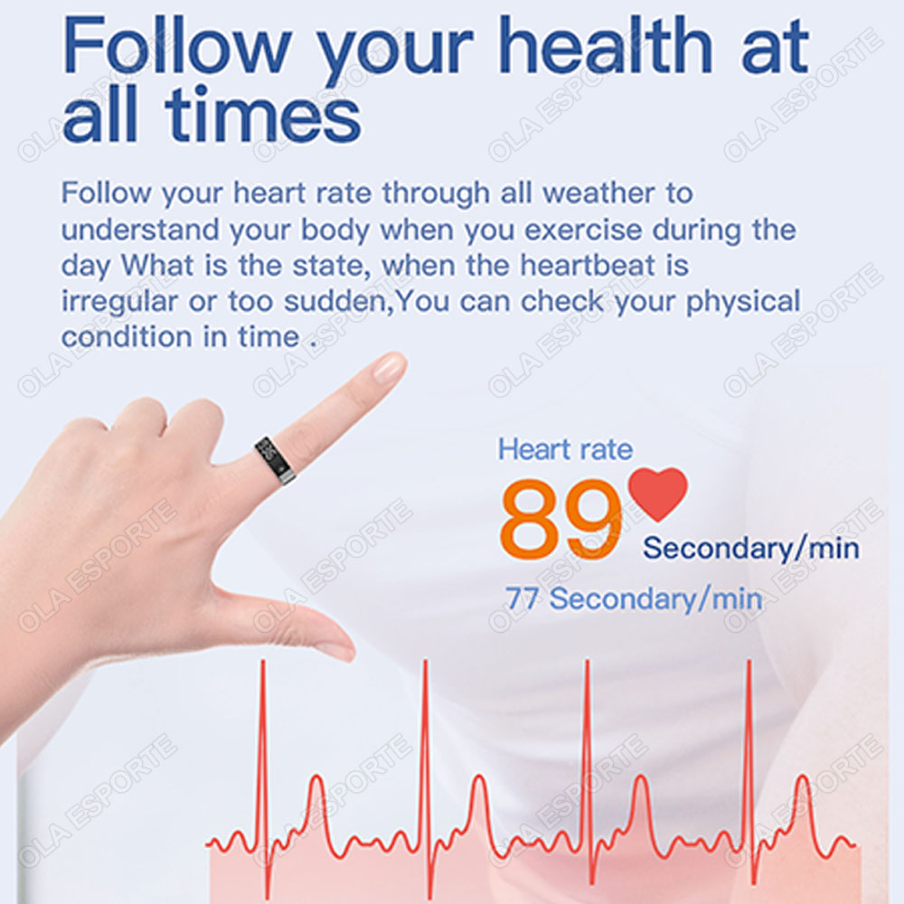 SR08 Smart Ring with Charging  - Women'S Health & Wellness Center ulasan dan harga