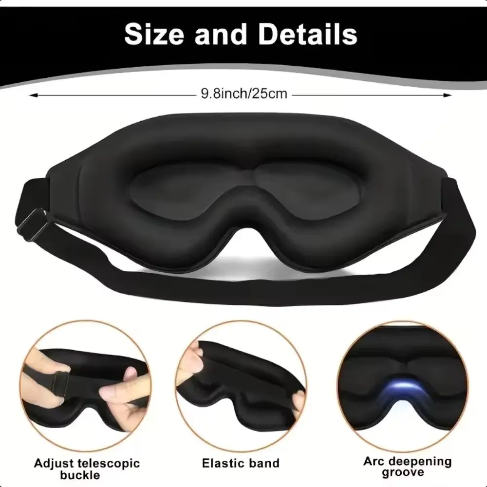 3D Eye Mask, Comfortable & Bre - Sleep Eye Mask 3D ulasan dan harga