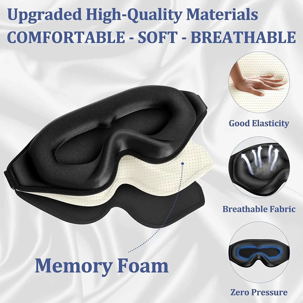 3D Eye Mask, Comfortable & Bre - Sleep Eye Mask 3D ulasan dan harga