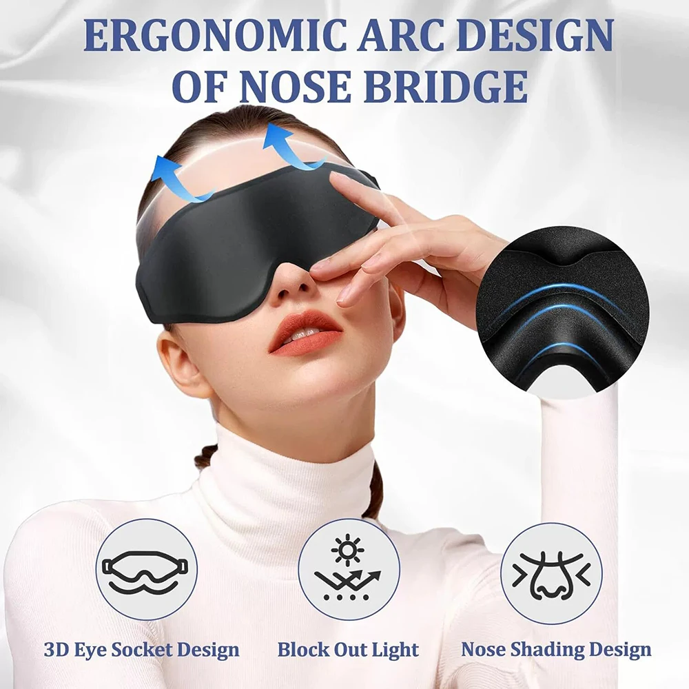 3D Eye Mask, Comfortable & Bre - Sleep Eye Mask 3D ulasan dan harga