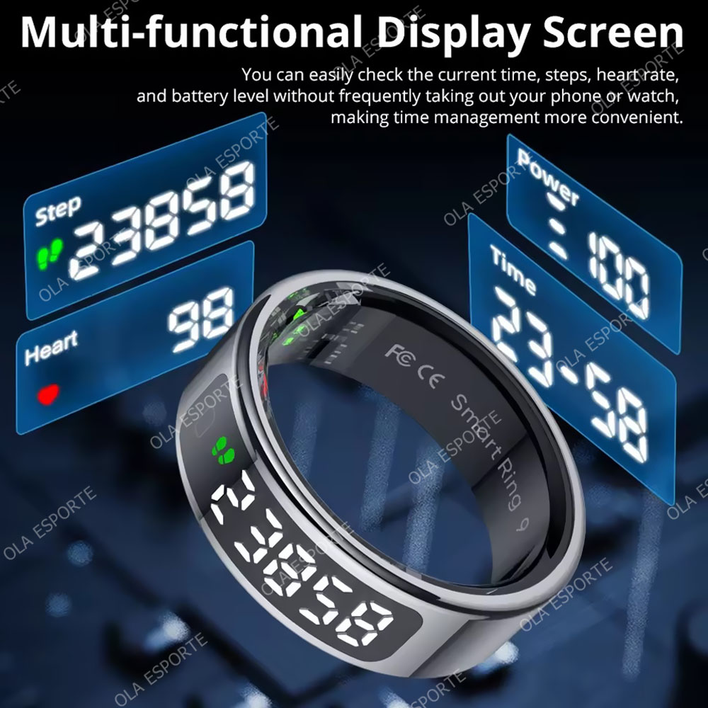 R13 Smart Ring with Display Sc - Women'S Health & Wellness Center ulasan dan harga