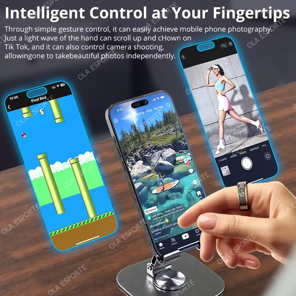 R13 Smart Ring with Display Sc - Women'S Health & Wellness Center ulasan dan harga