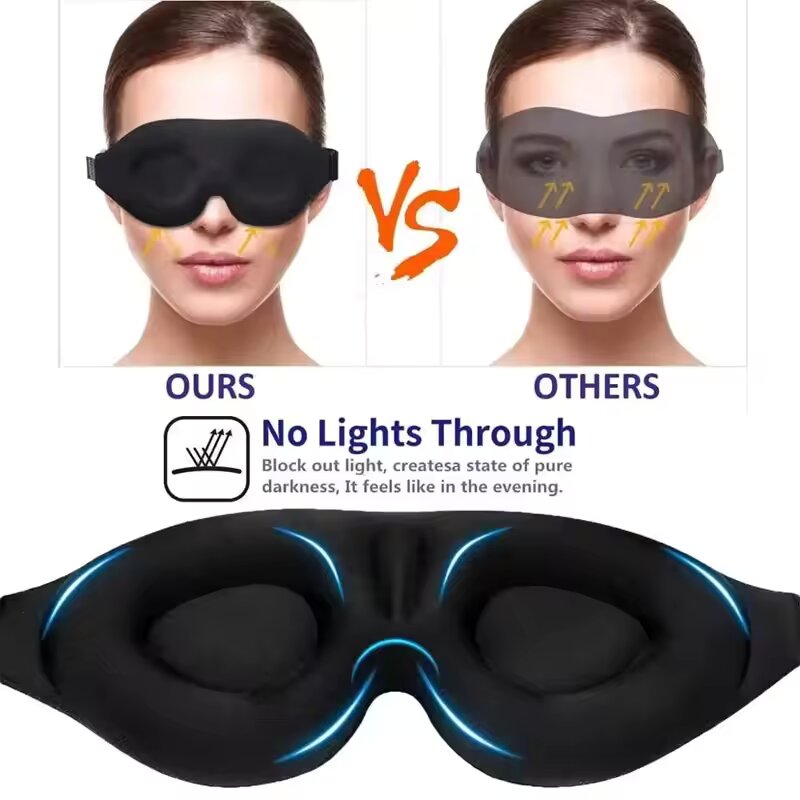 3D Sleeping Mask Block Out Lig - Sleep Eye Mask 3D ulasan dan harga