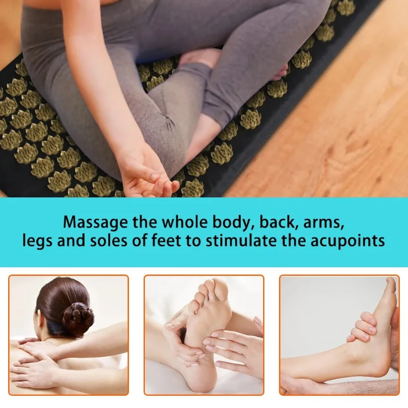 Eco Lotus Spike Mat Acupunctur - Acupressure Mat Set ulasan dan harga