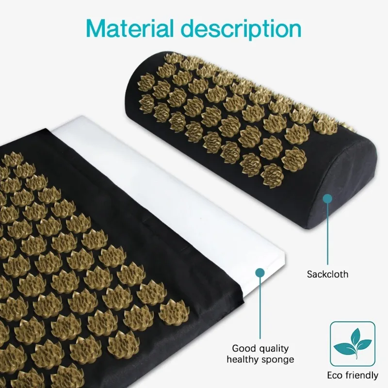 Eco Lotus Spike Mat Acupunctur - Acupressure Mat Set ulasan dan harga