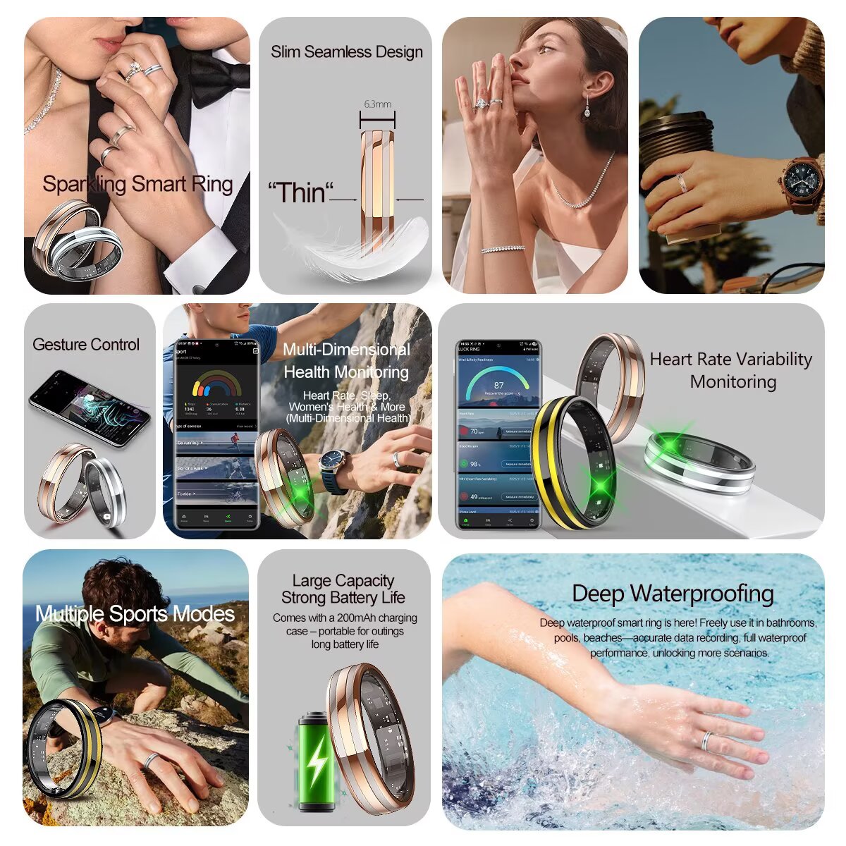 2026 Smart Ring For Men Women  - Women'S Health & Wellness Center ulasan dan harga