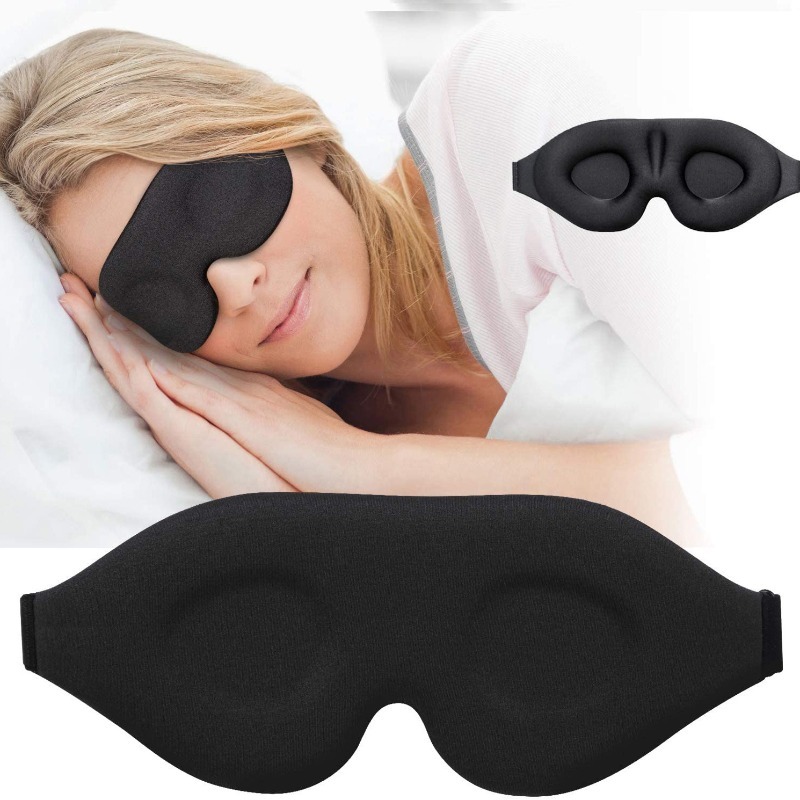 3D Contoured Memory Foam Sleep - Sleep Eye Mask 3D ulasan dan harga