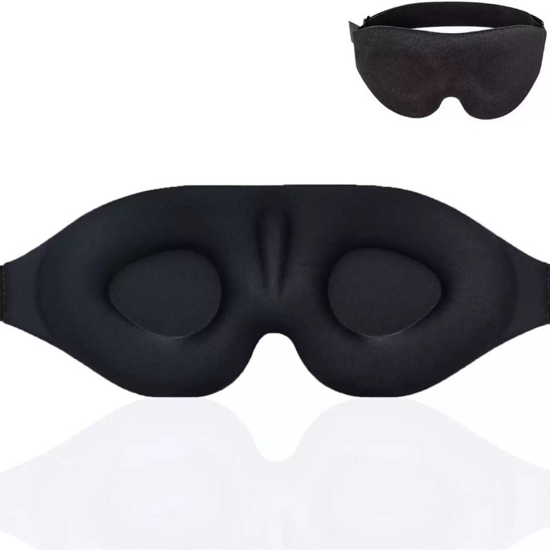 3D Contoured Memory Foam Sleep - Sleep Eye Mask 3D ulasan dan harga