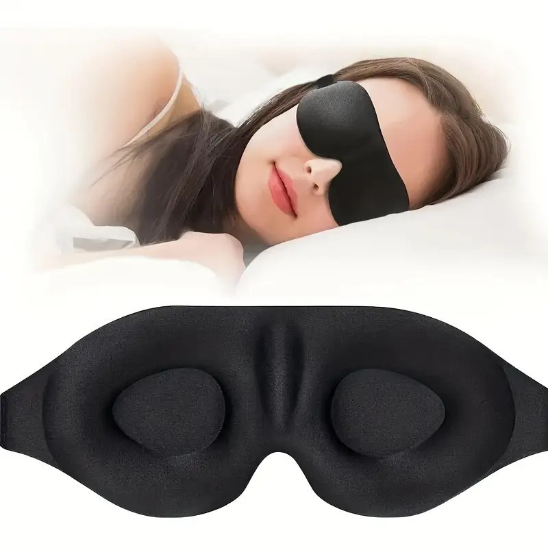 3D Contoured Memory Foam Sleep - Sleep Eye Mask 3D ulasan dan harga