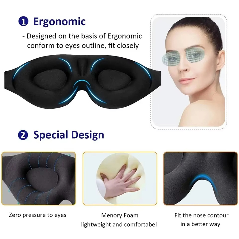 Weighted Eye Mask for Sleeping - Sleep Eye Mask 3D ulasan dan harga