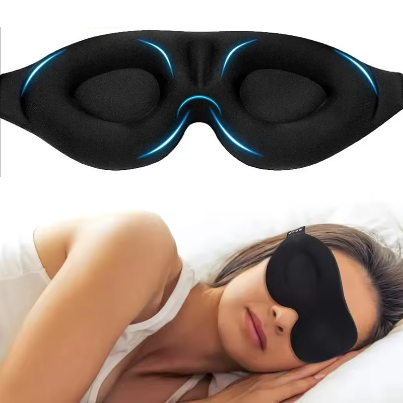 Sleeping Mask Eyepatch Blindfo - Sleep Eye Mask 3D ulasan dan harga