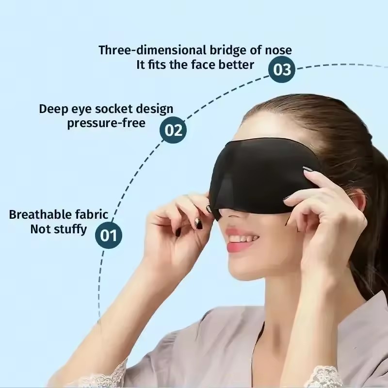 Sleep Mask for Side Sleeper 1P - Sleep Eye Mask 3D ulasan dan harga