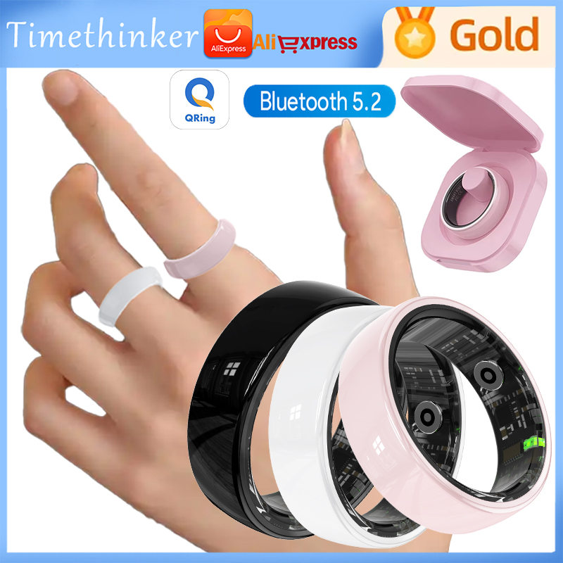 R12 Smart Ring with Charging C - Women'S Health & Wellness Center ulasan dan harga