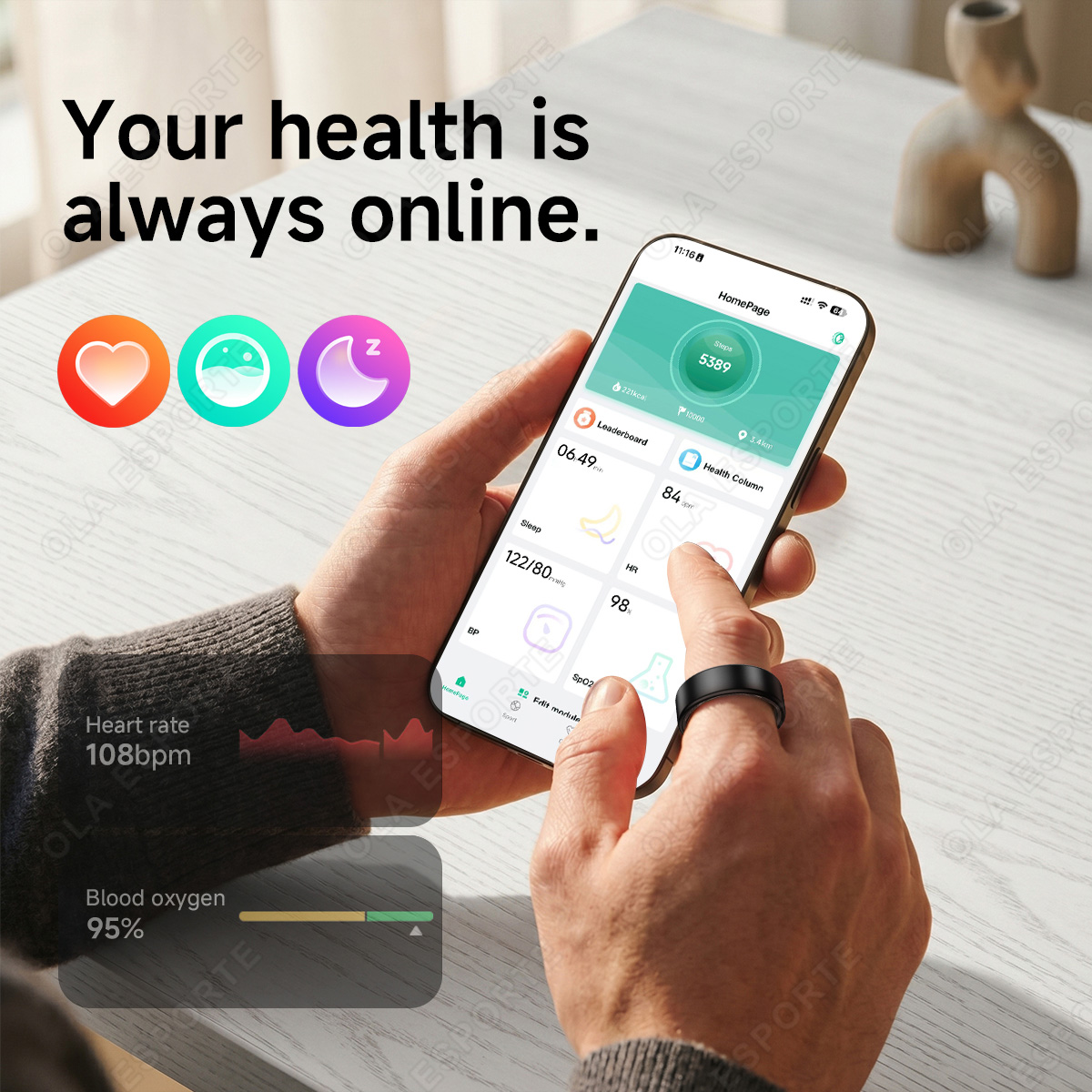 R10 Smart Ring with Charging C - Women'S Health & Wellness Center ulasan dan harga