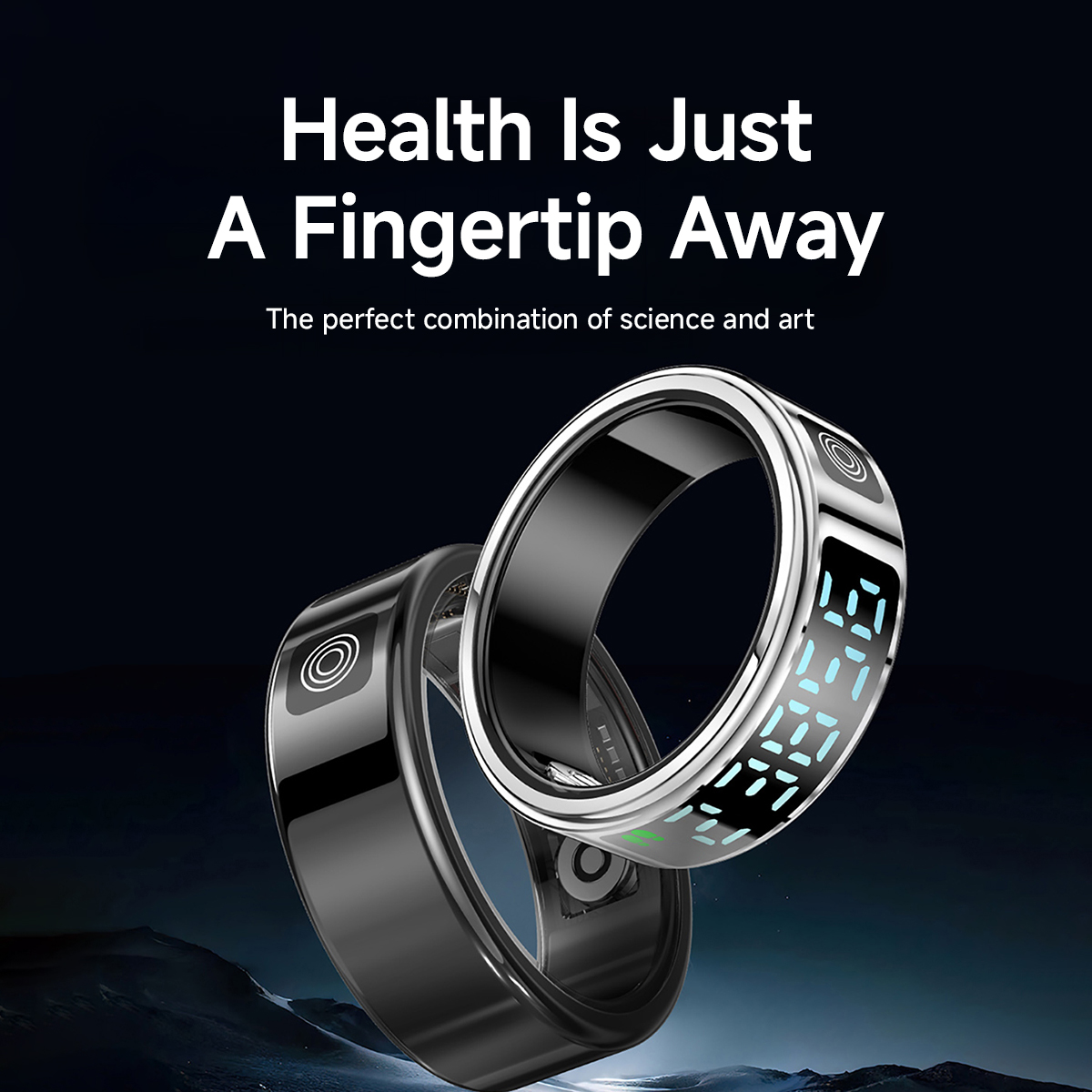 New Smart Ring SR08 LED Displa - Women'S Health & Wellness Center ulasan dan harga