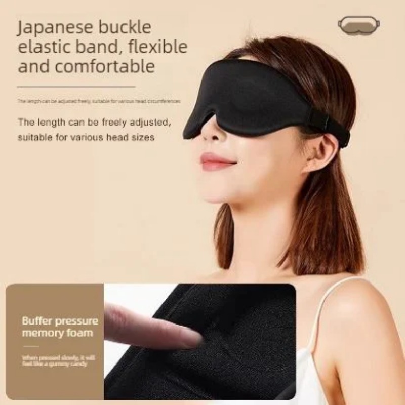 3D Stereo Sleep Mask Breathabl - Sleep Eye Mask 3D ulasan dan harga