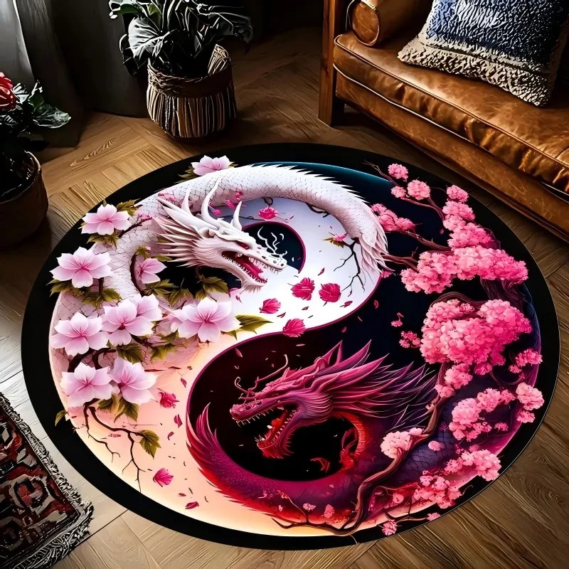 Dragon Yin Yang Mat for Decor, - Acupressure Mat Set ulasan dan harga