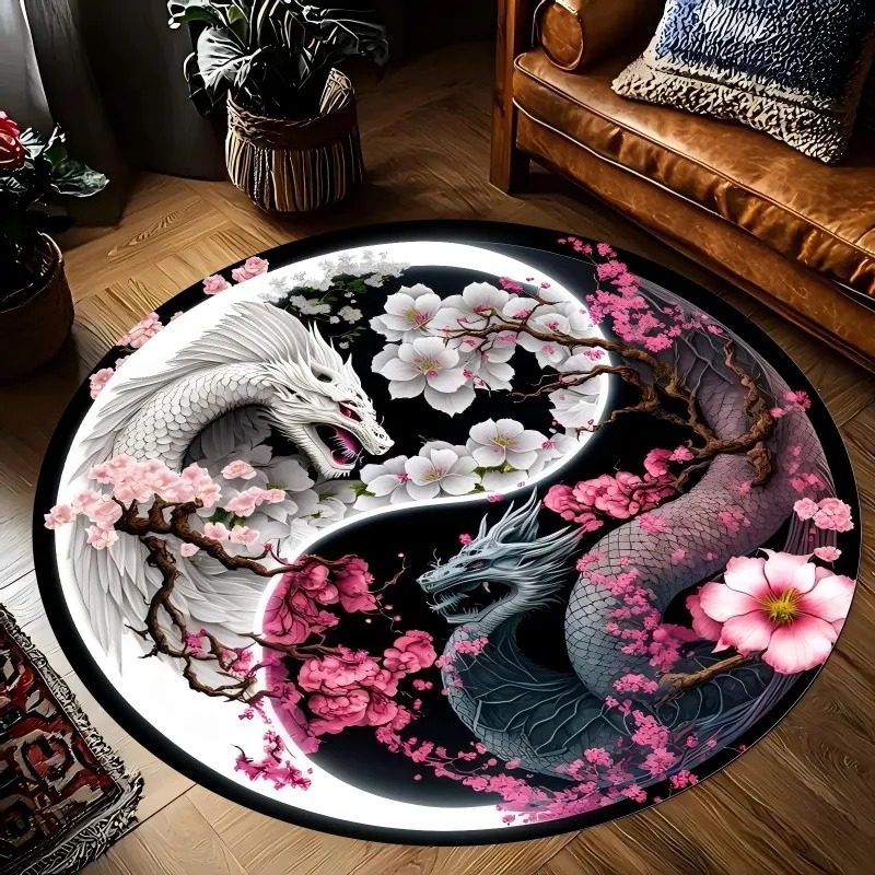 Dragon Yin Yang Mat for Decor, - Acupressure Mat Set ulasan dan harga