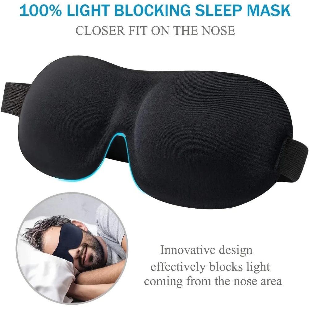 3D Sleep Mask Blindfold Sleepi - Sleep Eye Mask 3D ulasan dan harga