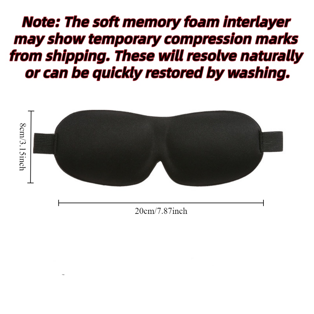 3D Sleep Mask Blindfold Sleepi - Sleep Eye Mask 3D ulasan dan harga
