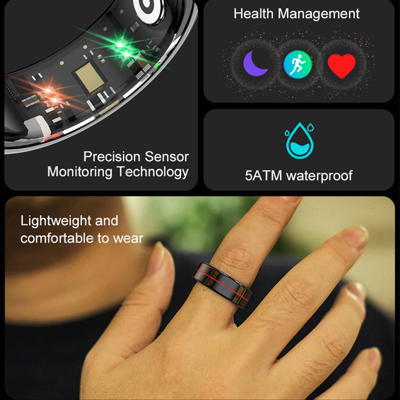 R04 Smart Ring Men Women Healt - Women'S Health & Wellness Center ulasan dan harga