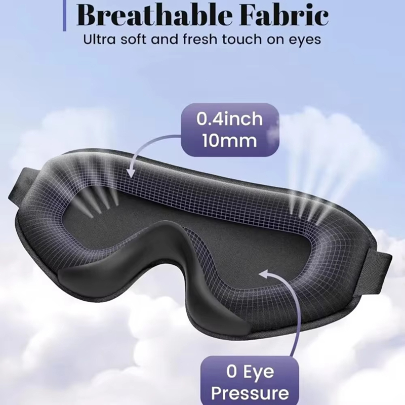 Sleep Mask Blackout Eye Mask f - Sleep Eye Mask 3D ulasan dan harga